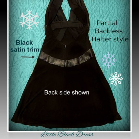 Little Black Dress  Halter Style NWT - Picture 4 of 16